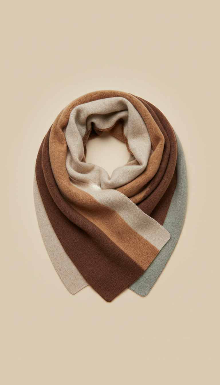 Hand-Stitched Cashmere Travel Wrap