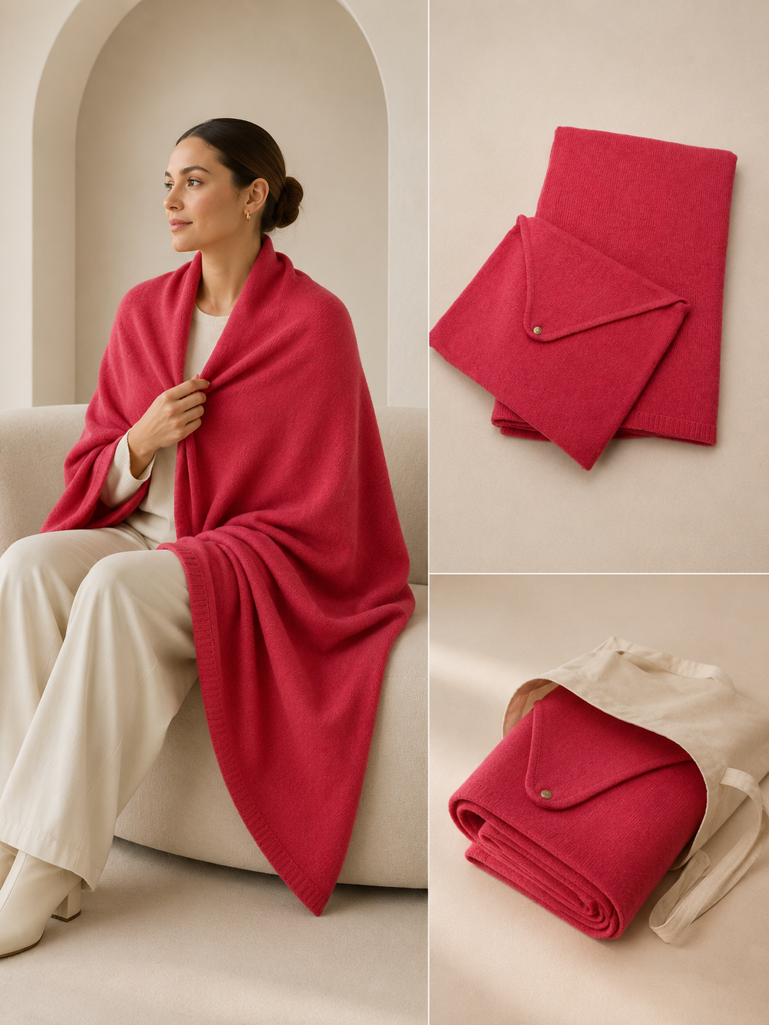Cashmere Travel Blanket