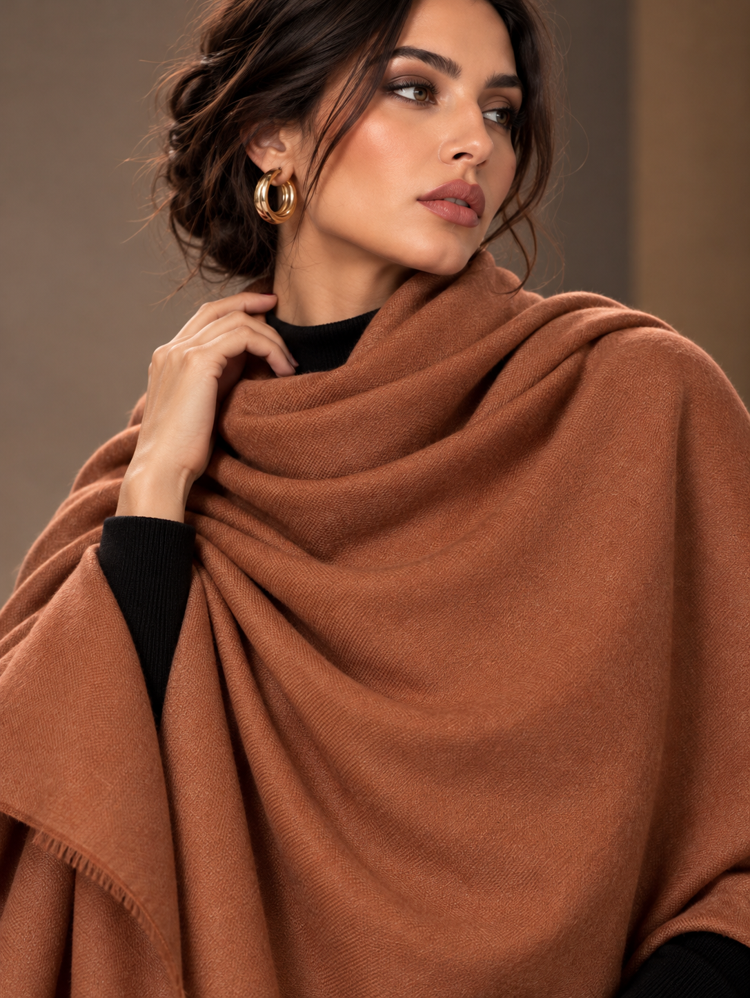 Carmel shawl in cashmere