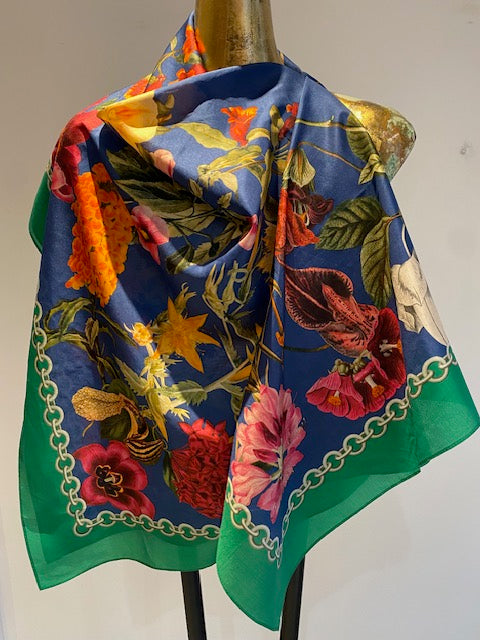 Square Silk Scarves. April Sale 25% Off ....At Checkout Use Code April25