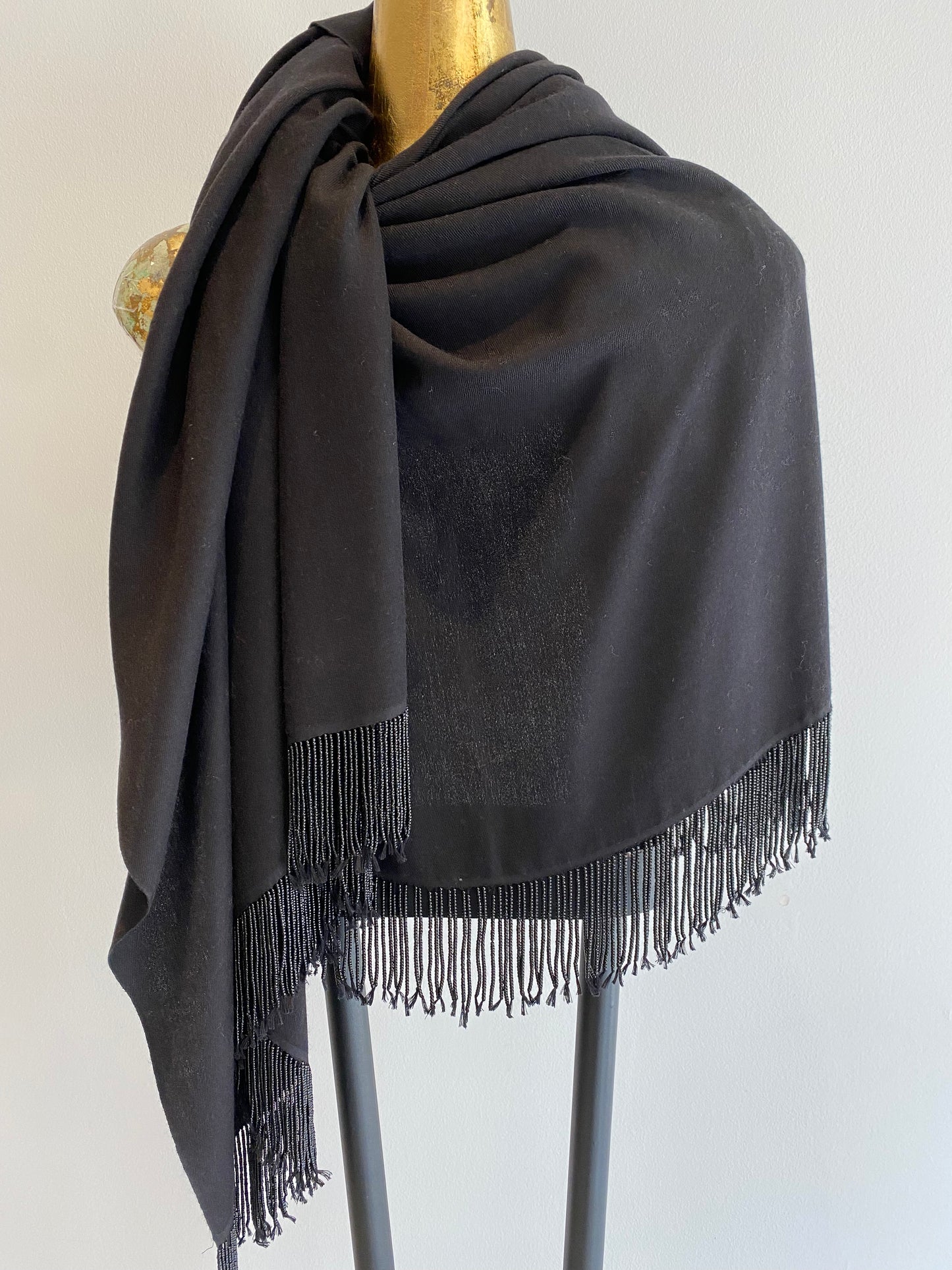 Beaded Fringe Shawl