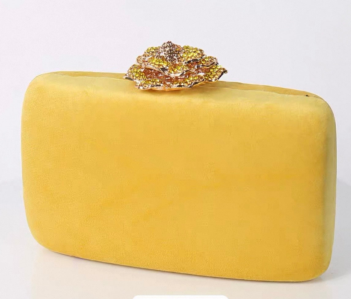 Yellow Evening clutch