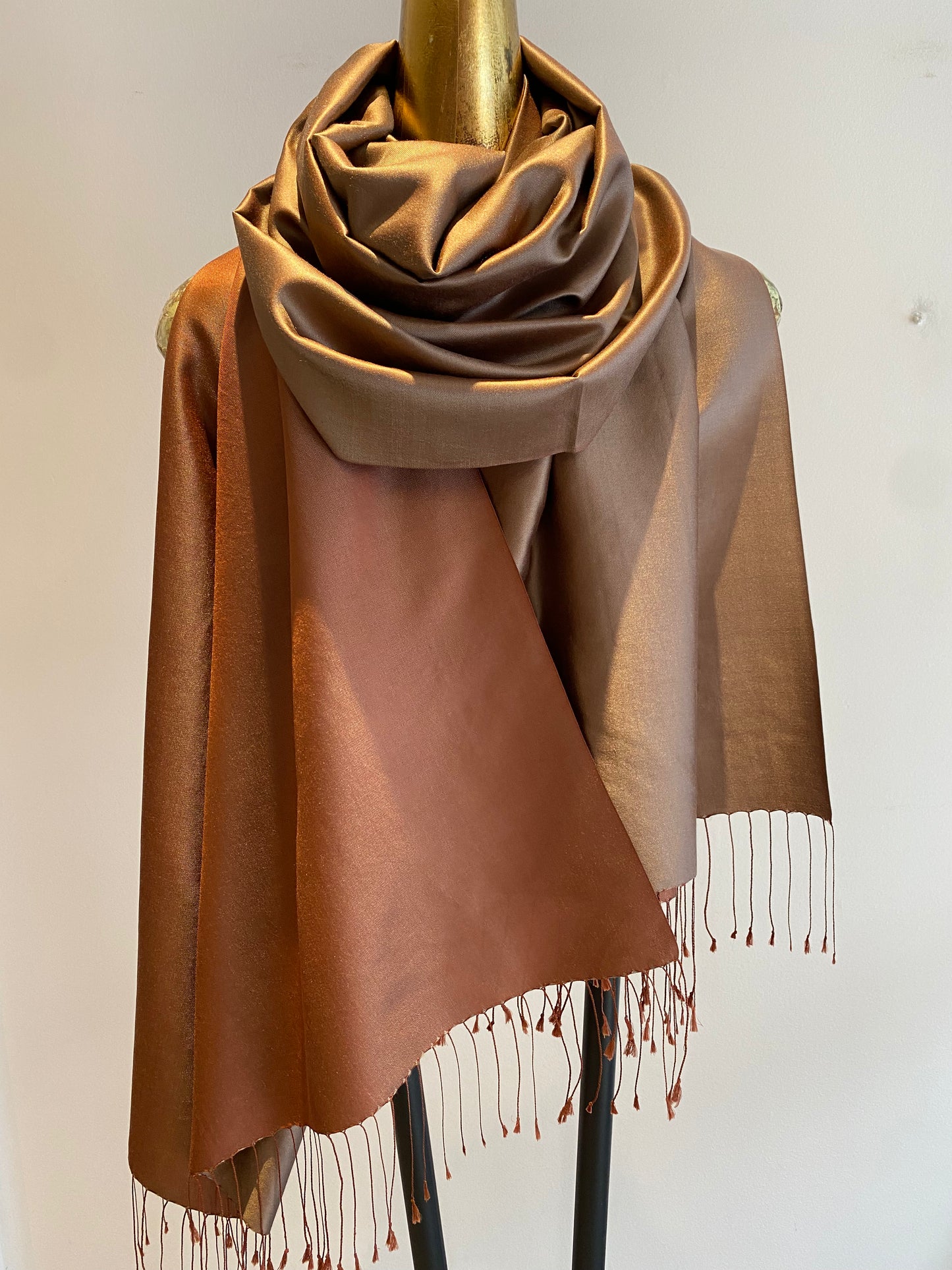 Silk Two Tone Scarf.