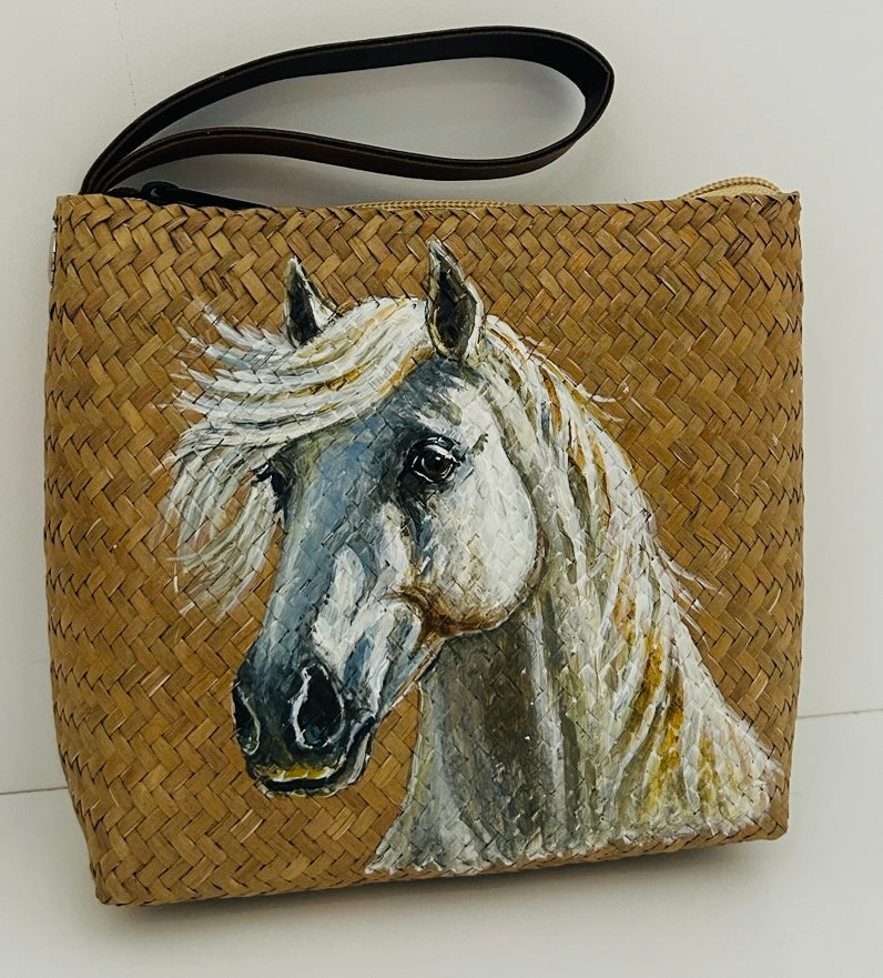 Horse Hand Painted Clutch