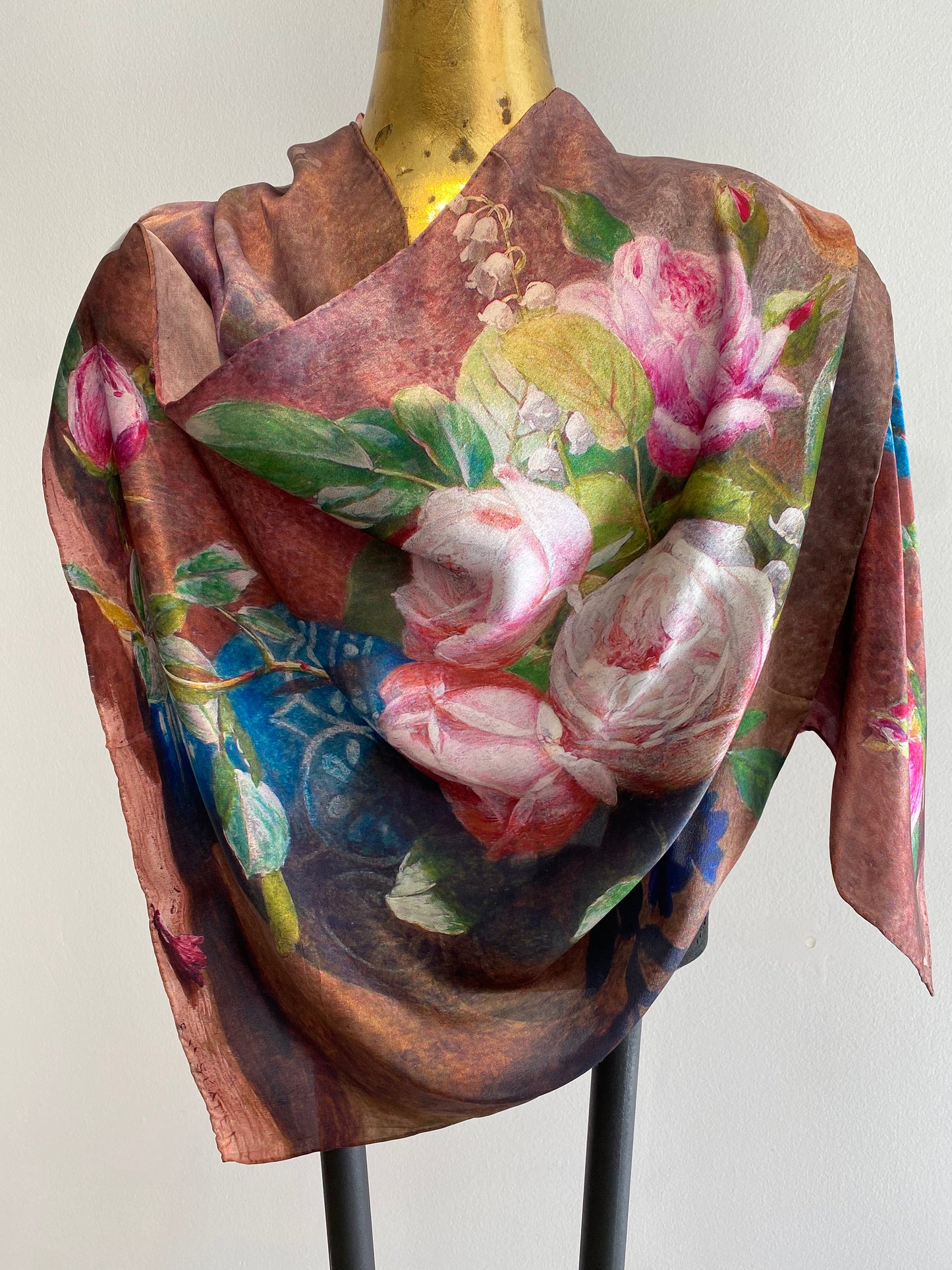 Floral Silk Scarf