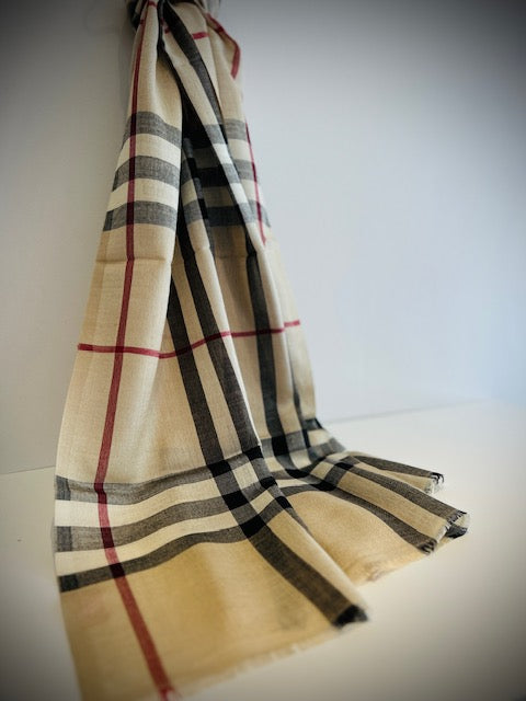 Men's Plaid Scarf