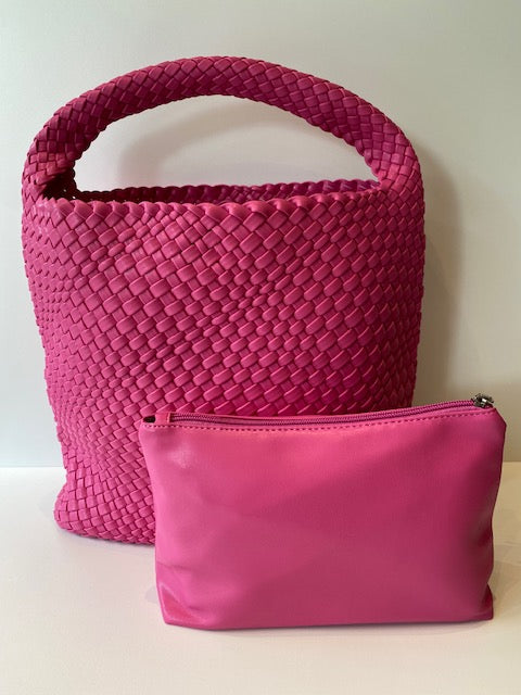 Woven Bag Lipstick Pink