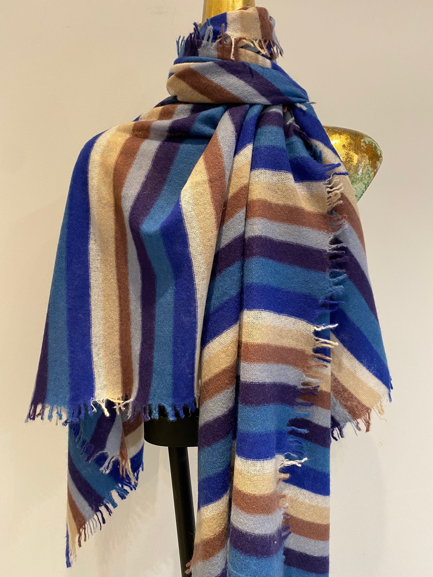 Multi Coloured Cashmere Shawl