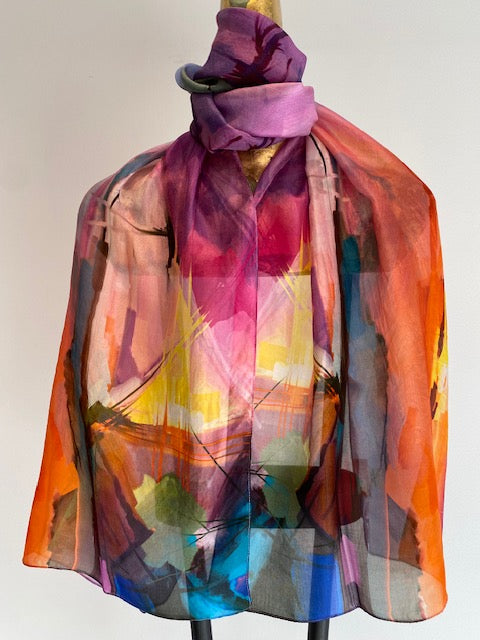 Light Silk Scarf.