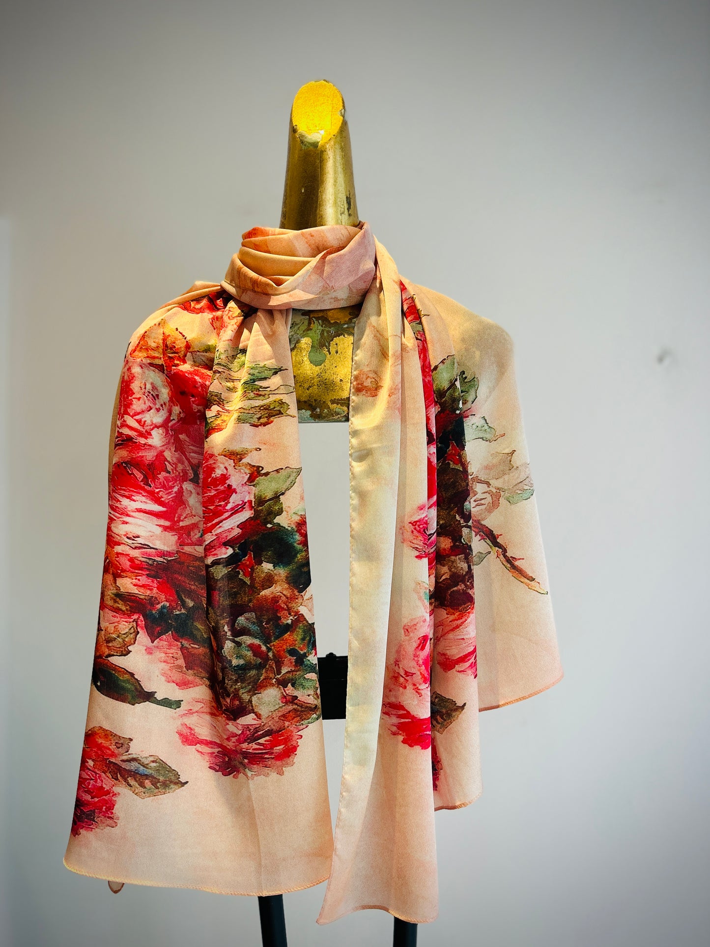 Floral Silk Scarf