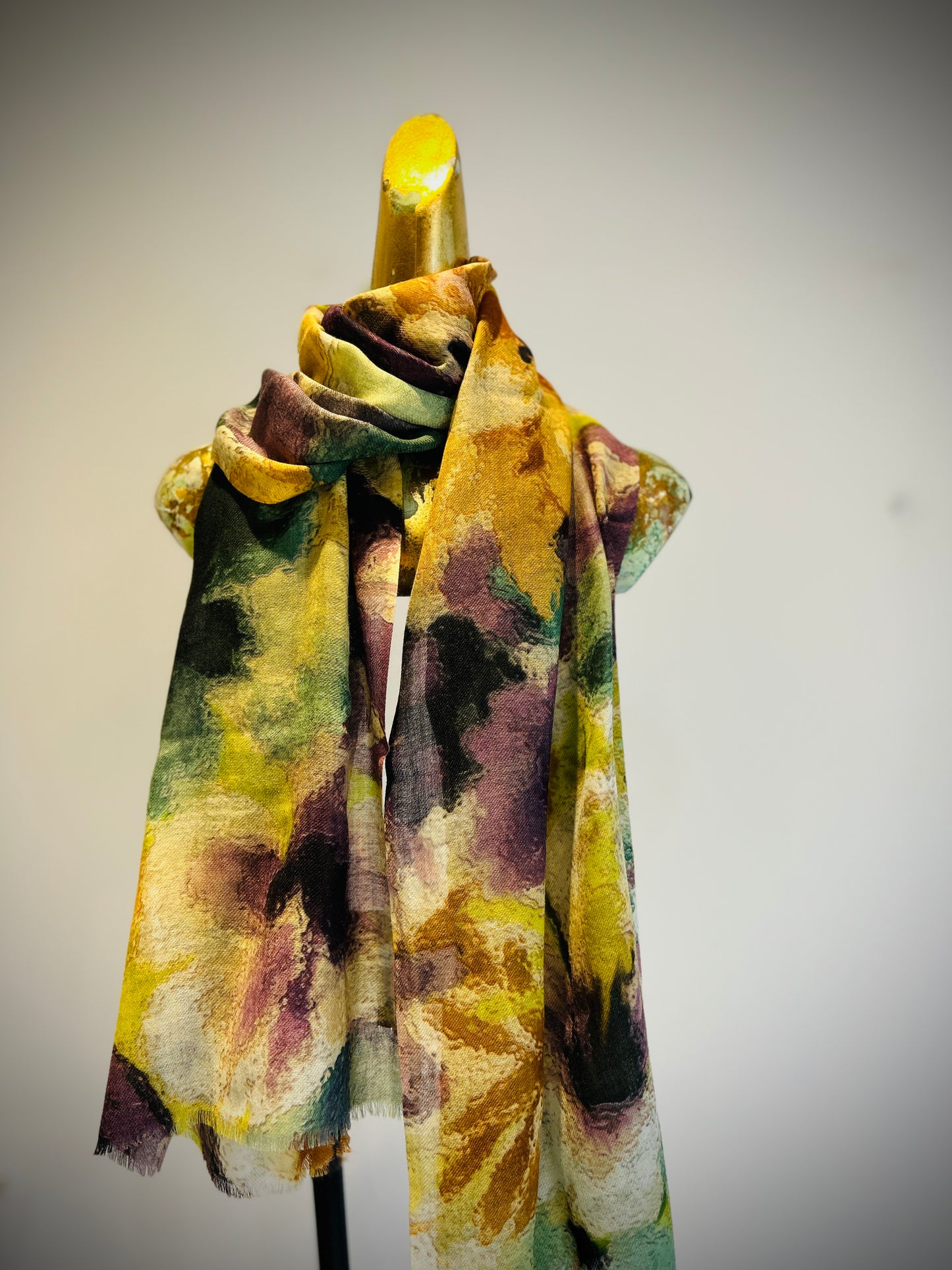 Fall Floral Printed Scarf.