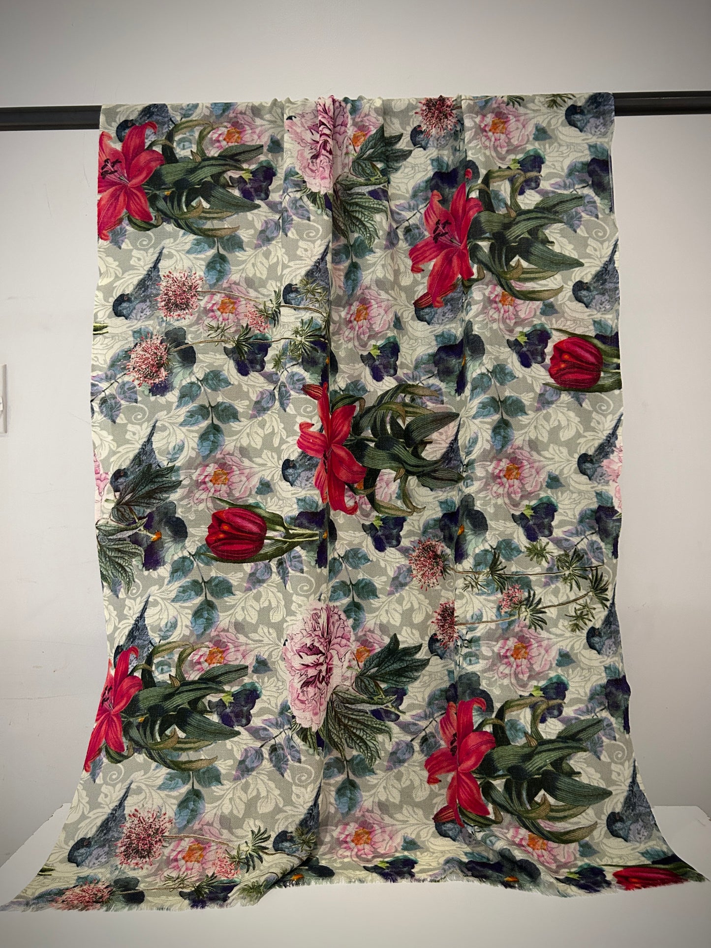 Merino Wool & Silk Scarf