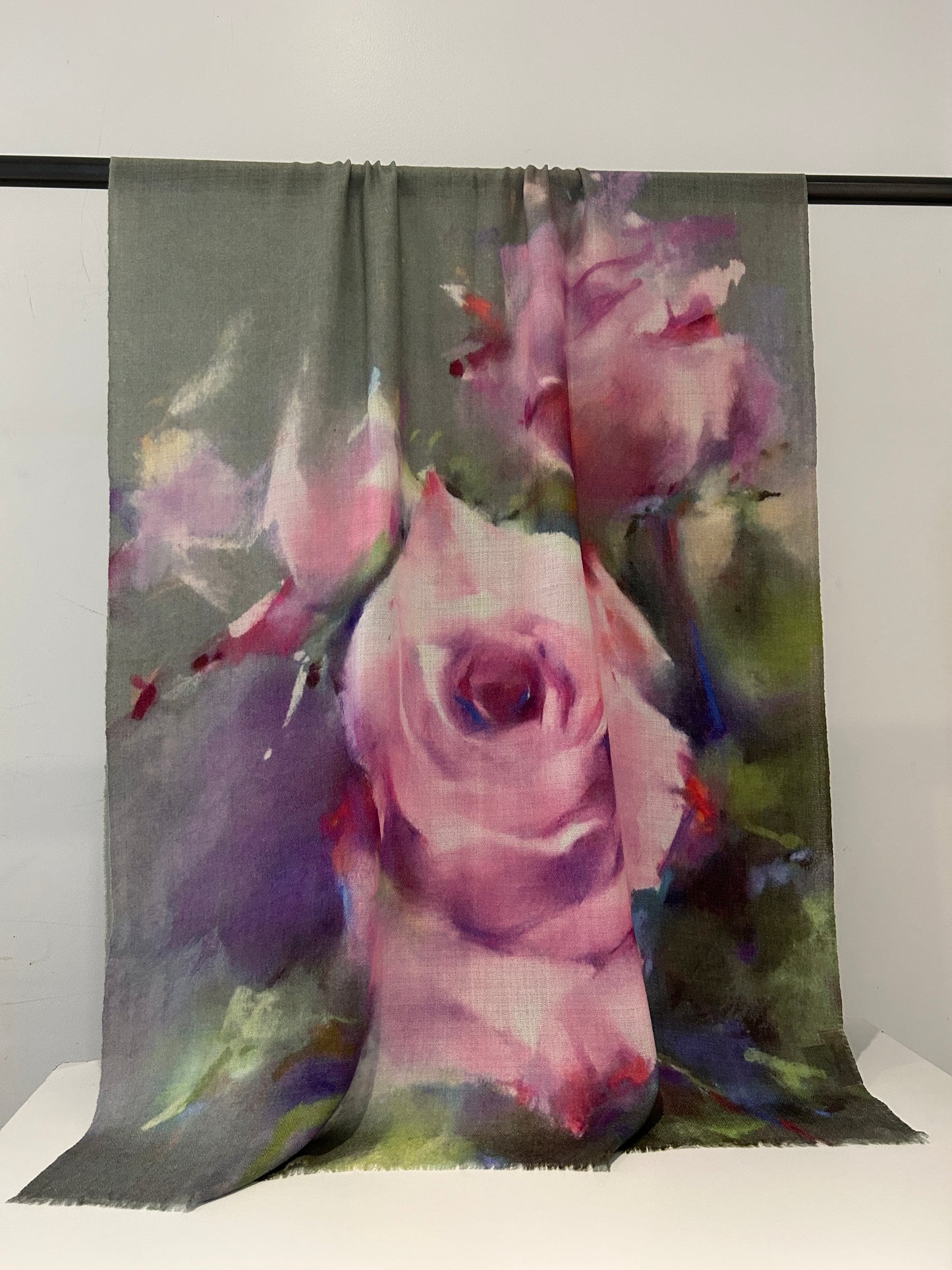 cashmere floral scarf