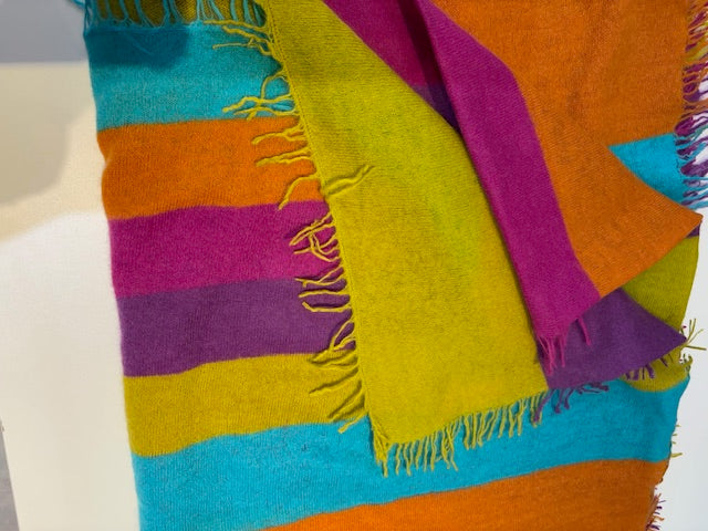 Multi Coloured Cashmere Shawl