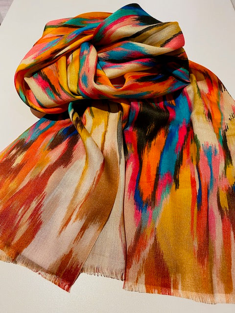 Silk Printed Scarves