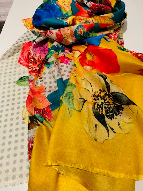 Silk Printed Scarves