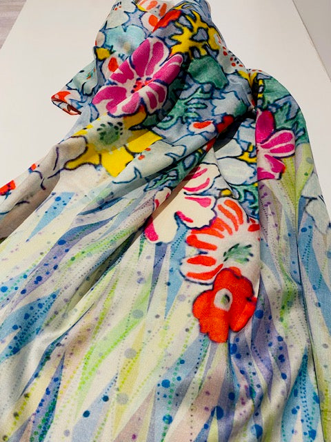 Silk Printed Scarves