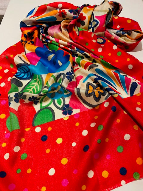 Silk Printed Scarves