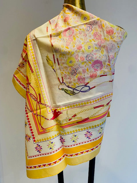 Square Silk Scarves. April Sale 25% Off ....At Checkout Use Code April25