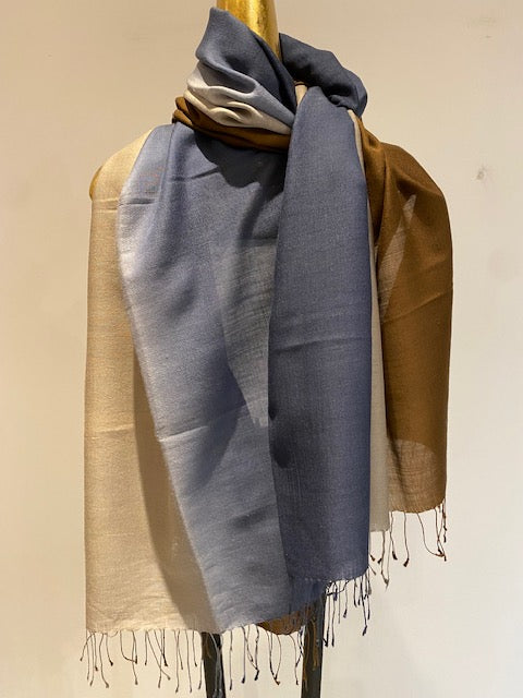 Wool Silk Blend Scarf