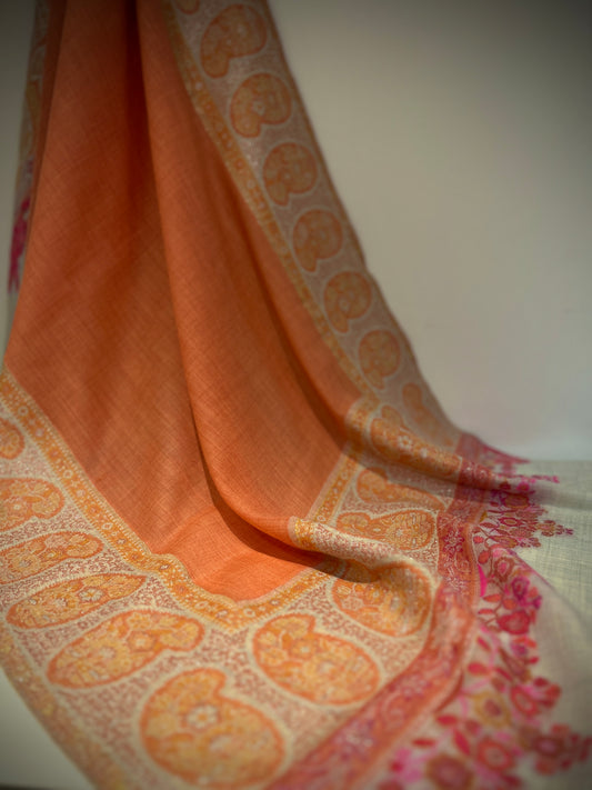 Light Wool Woven Shawl