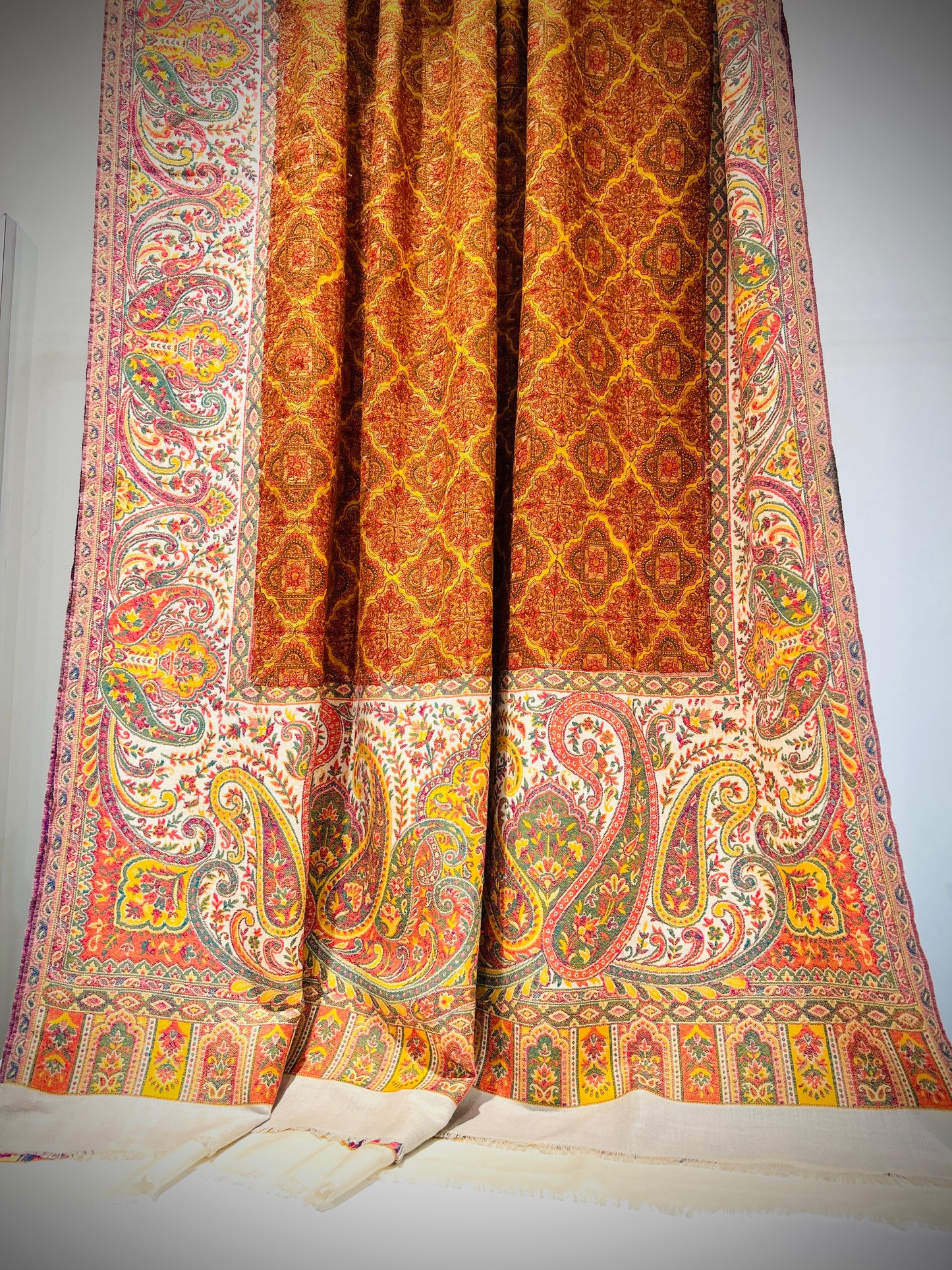 Hand Woven Hand Embroidered Shawl