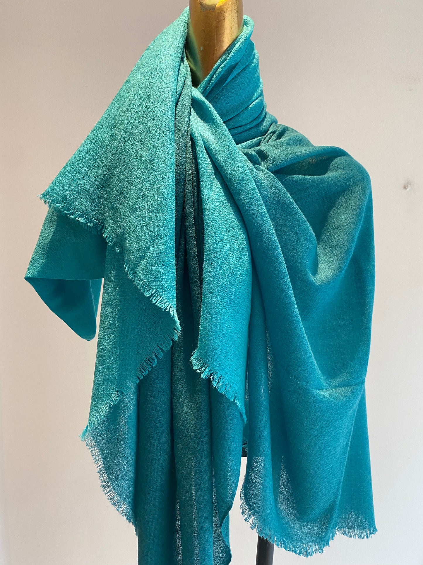 Luxury Light Cashmere Two Tone Shawl.