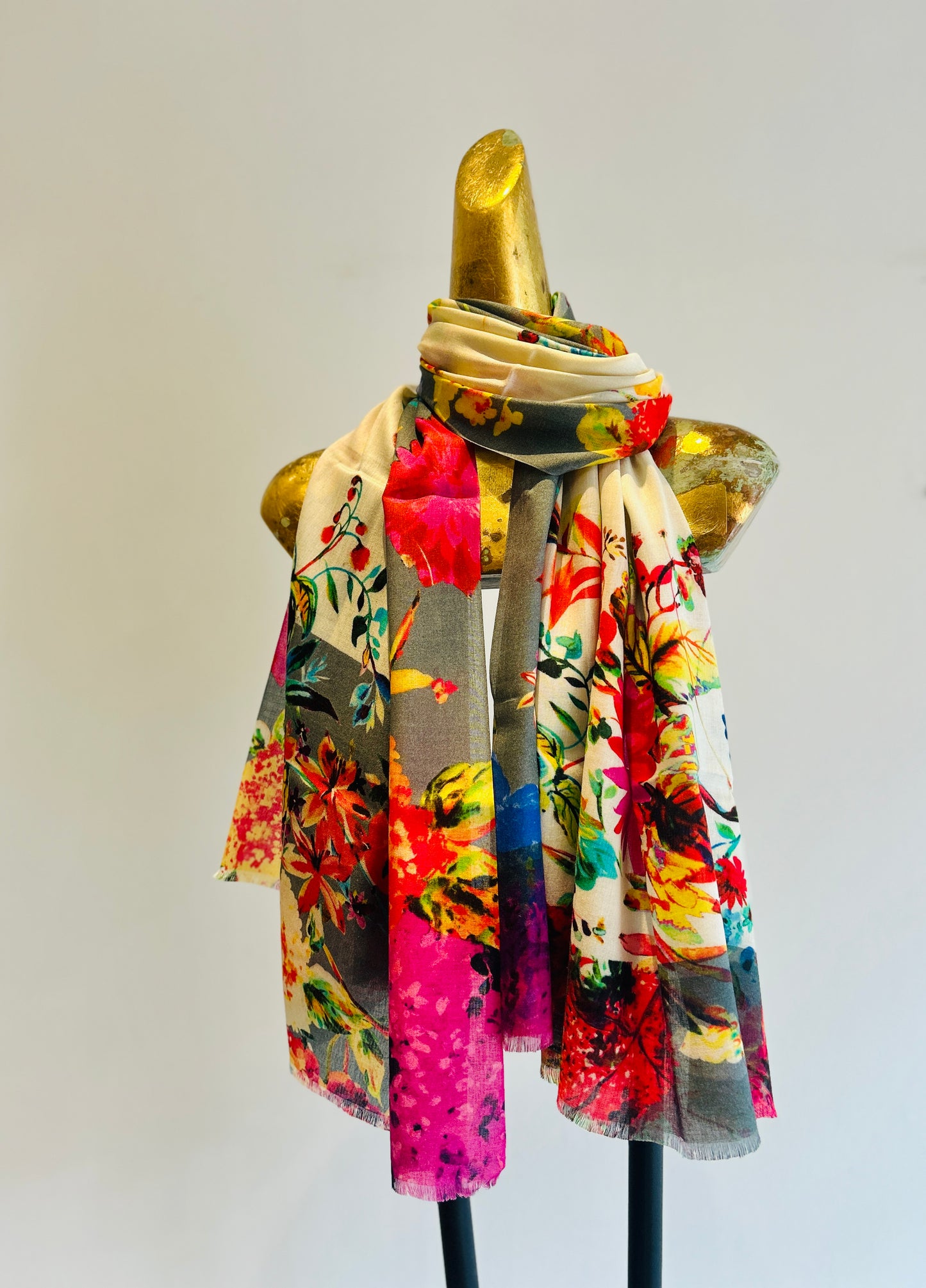 Silk Printed Scarves.