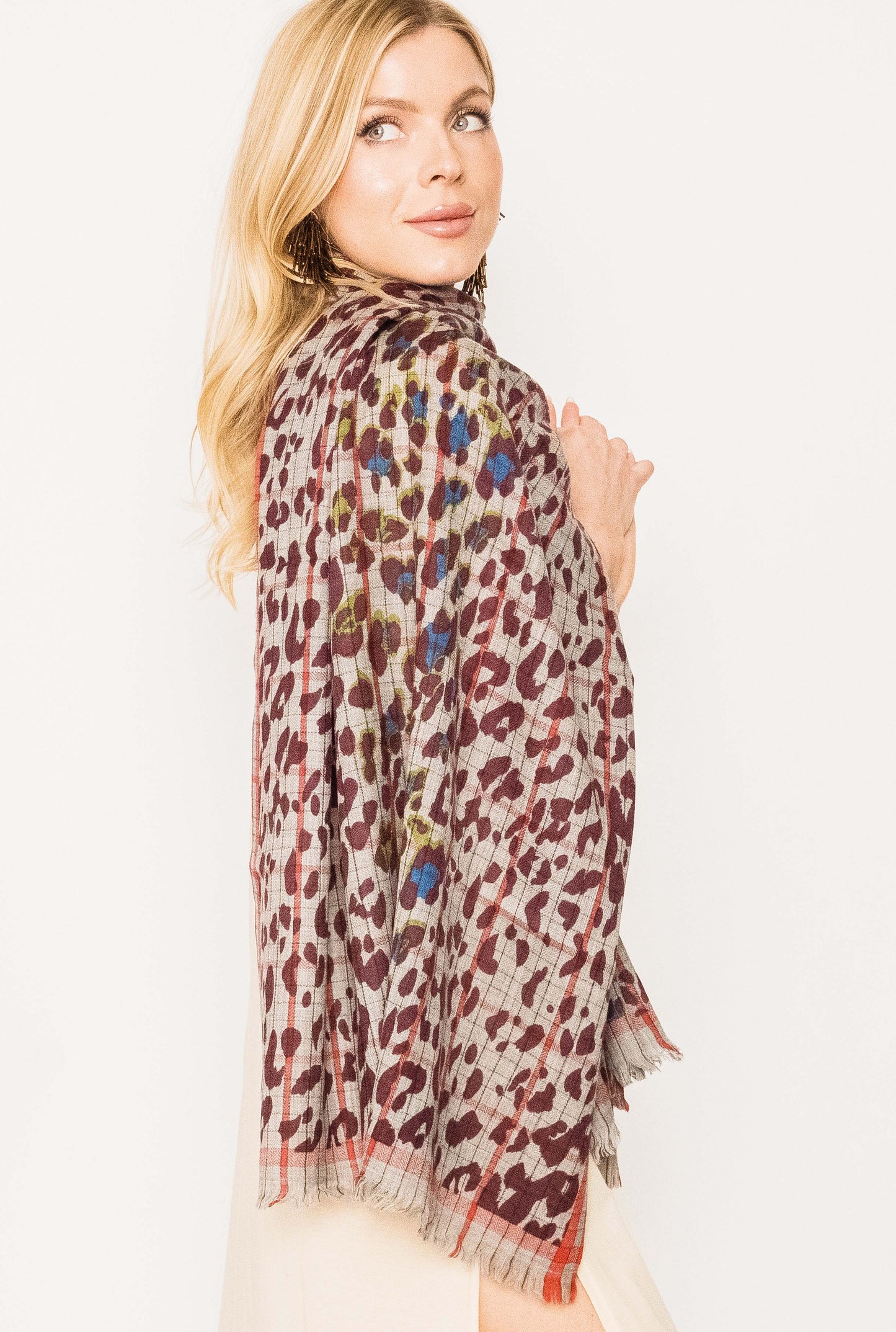 Classic Animal Print Scarf