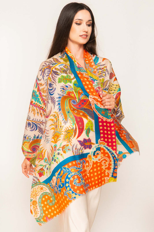 Cashmere Shawl Printed