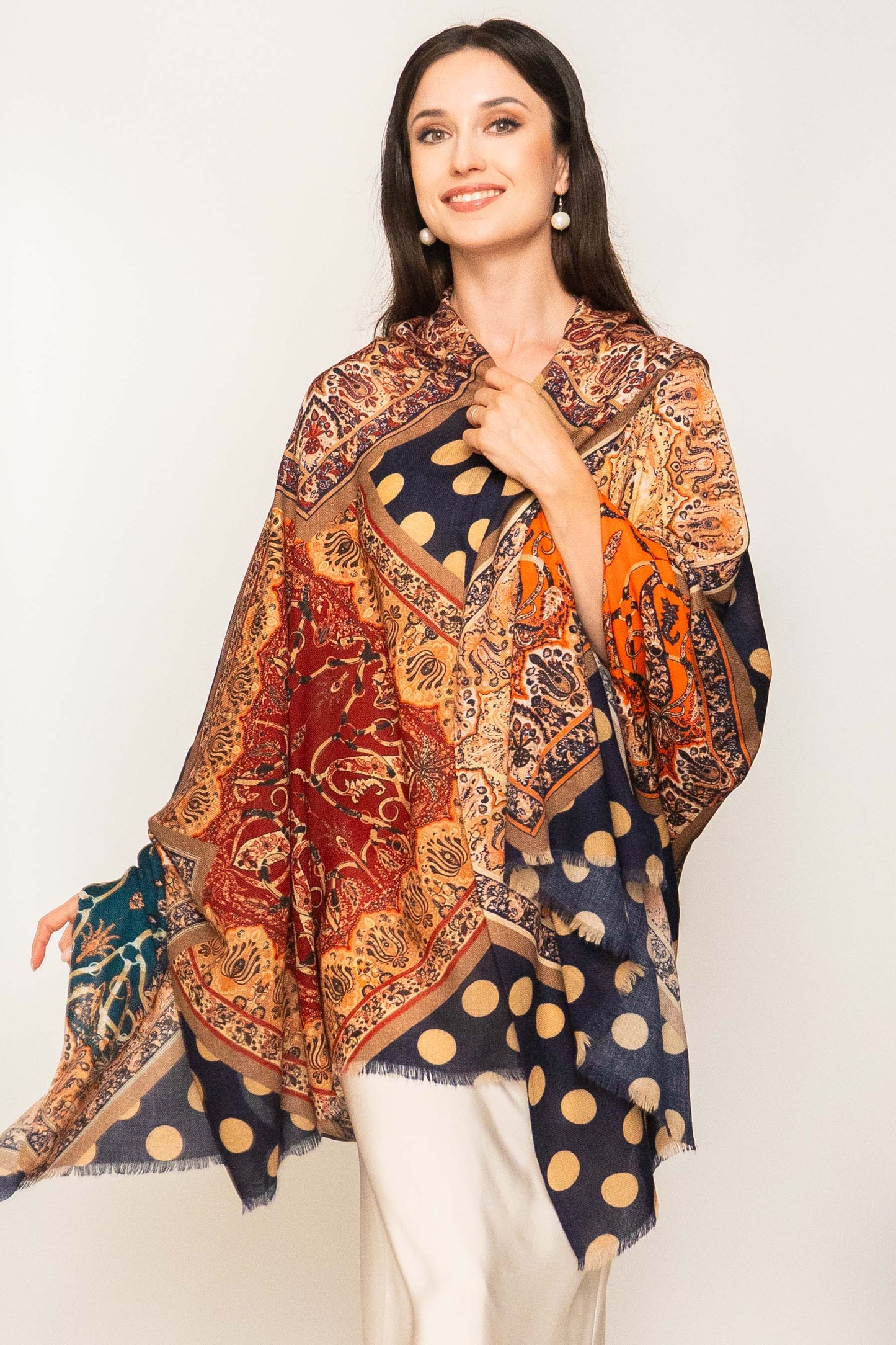 Luxurious Colourful Shawl