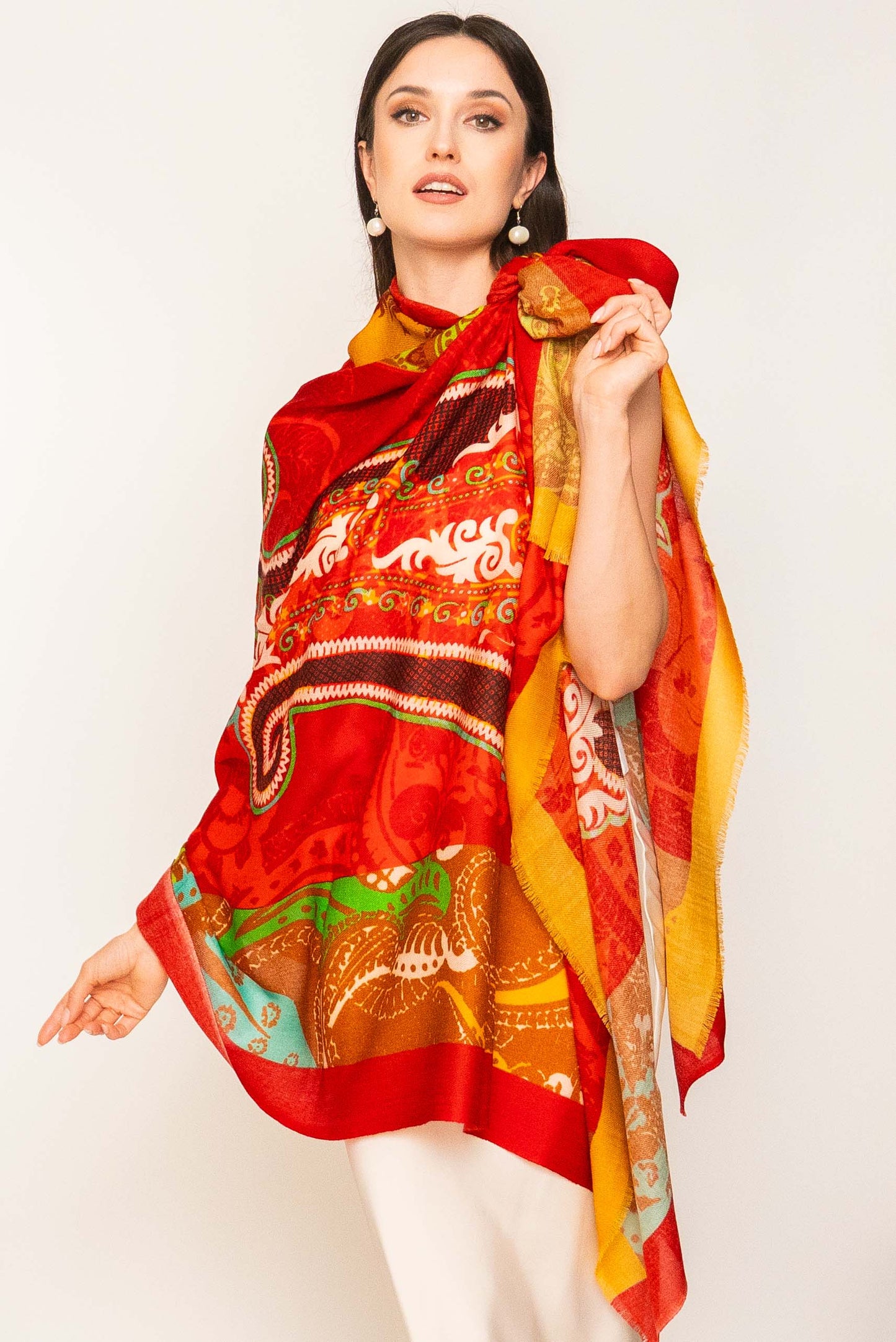 Luxurious Colourful Shawl