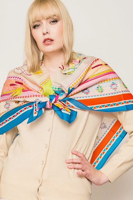 Square Silk Scarves. April Sale 25% Off ....At Checkout Use Code April25