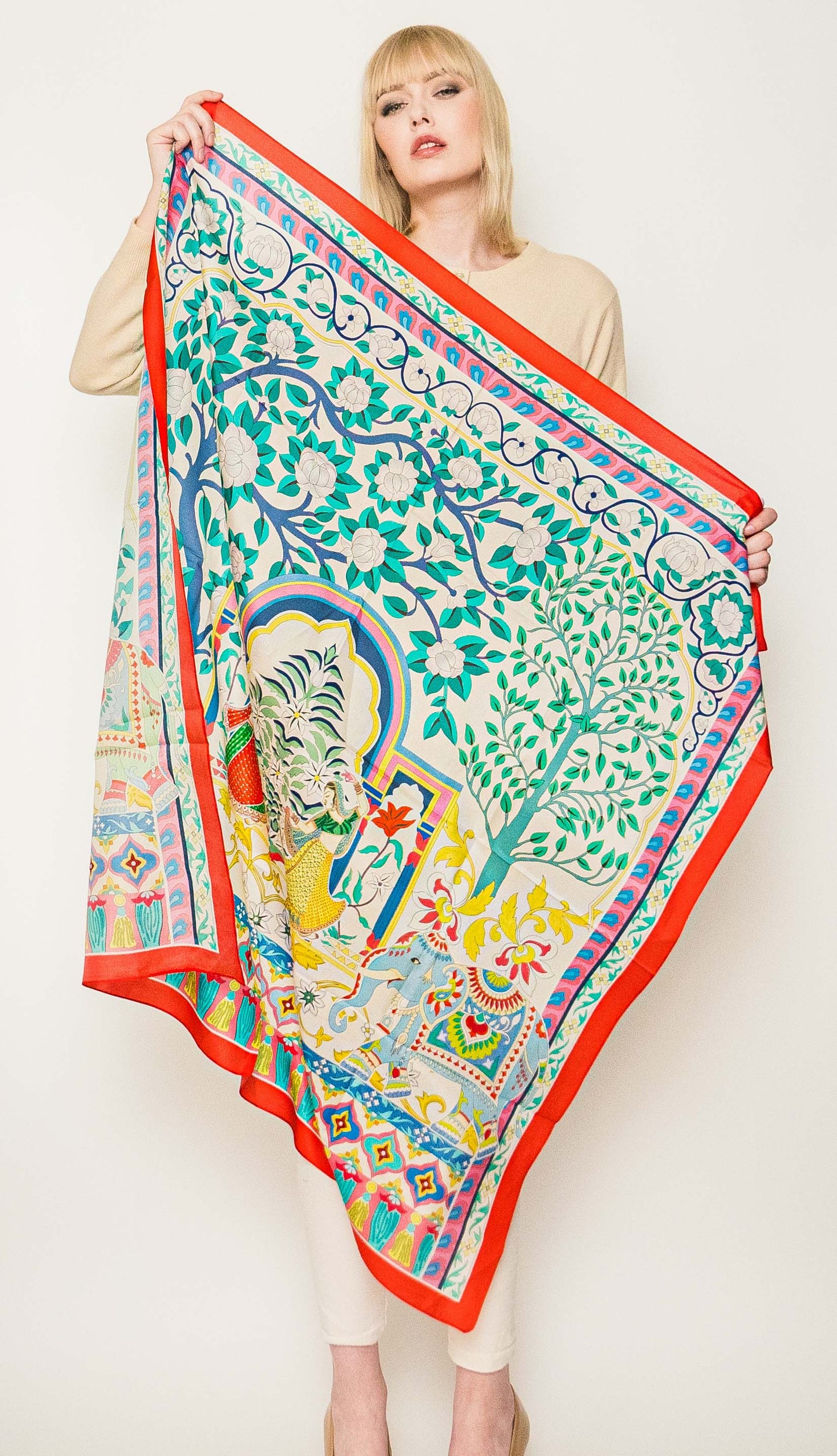 Square Silk Scarves. April Sale 25% Off ....At Checkout Use Code April25
