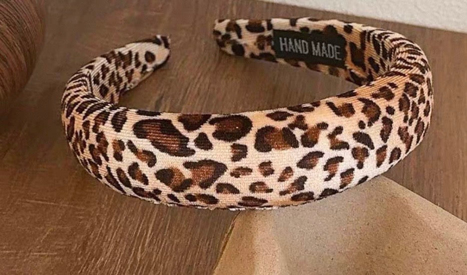 Classic Leopard Print Hair Band