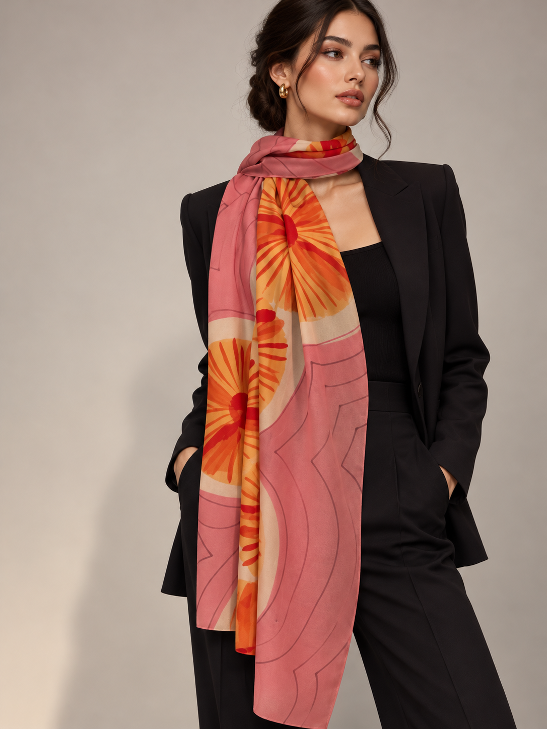 A beautiful handwoven cashmere scarf