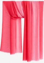 Two tone cashmere shawl