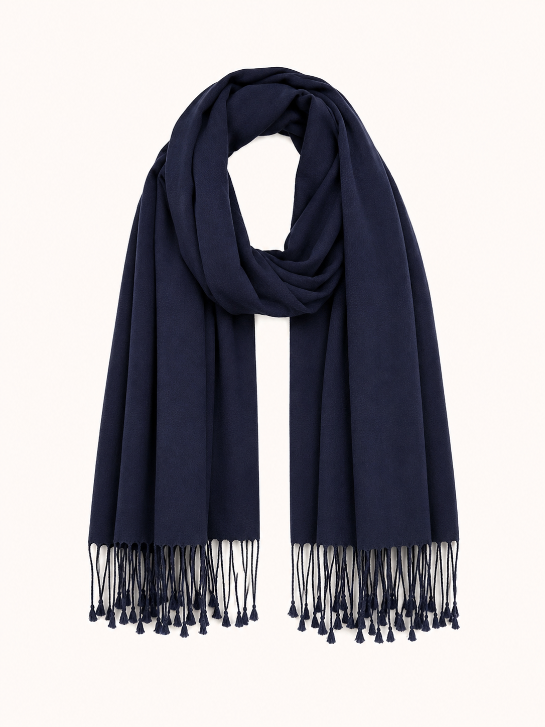 Navy pashmina shawl