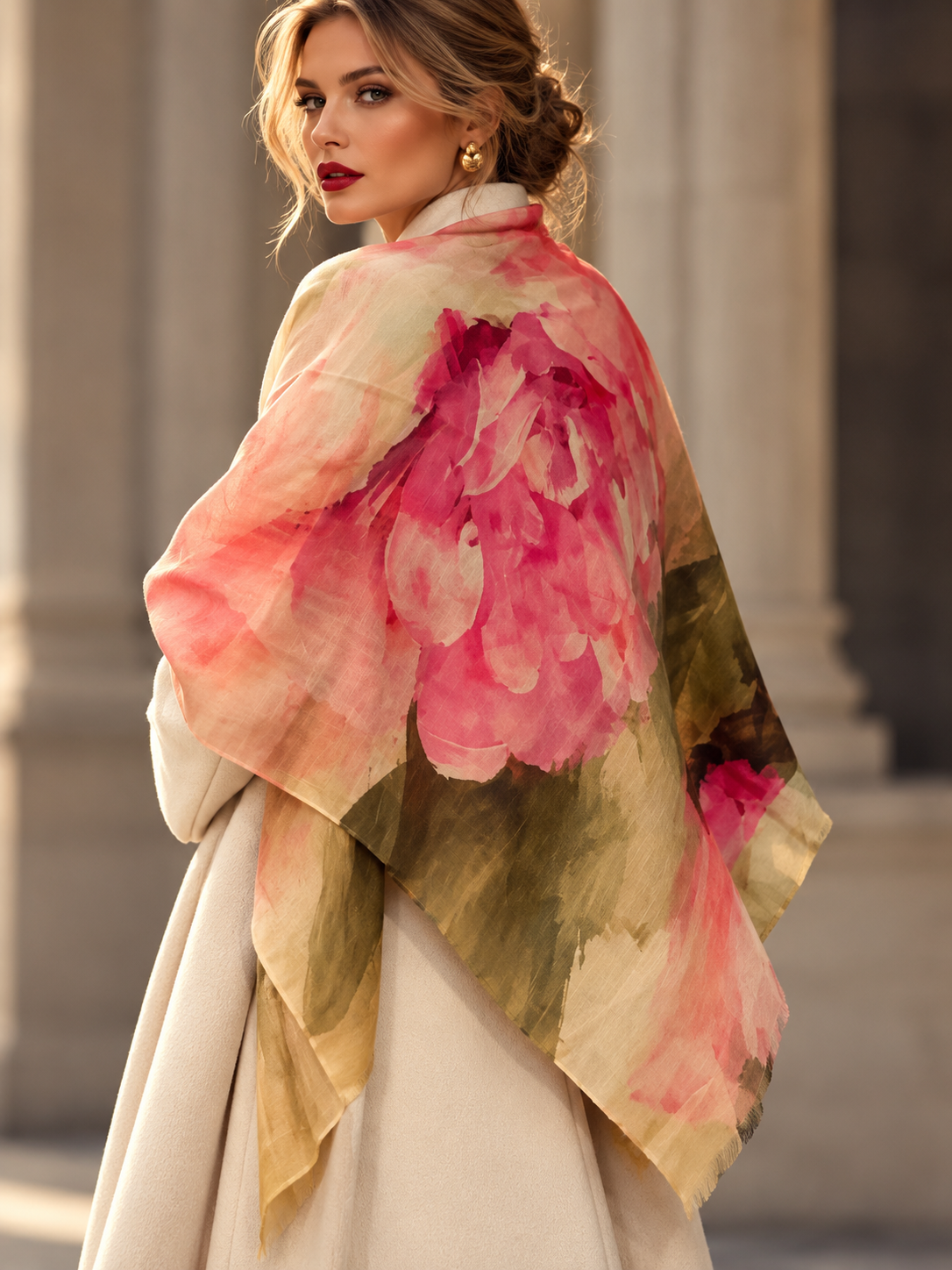 A gorgeous cashmere shawl