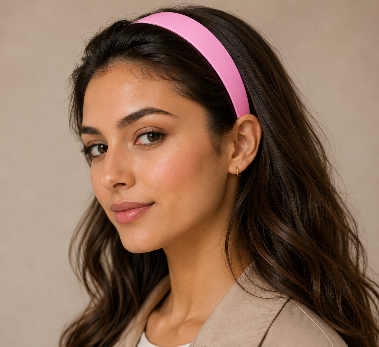 Pink hair band