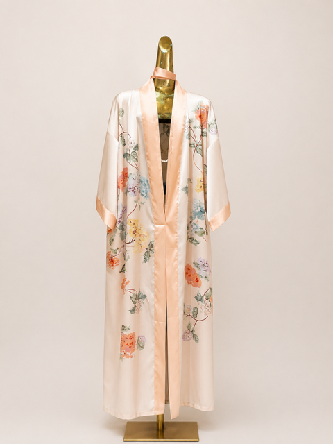 Foral dressing gown