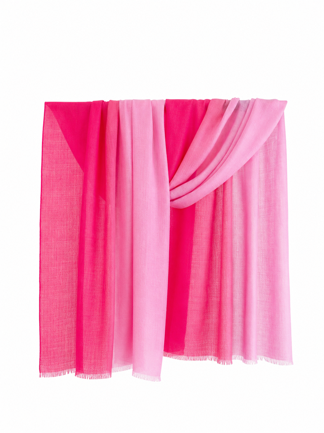 Cashmere Featherweight Two Tone Shawl