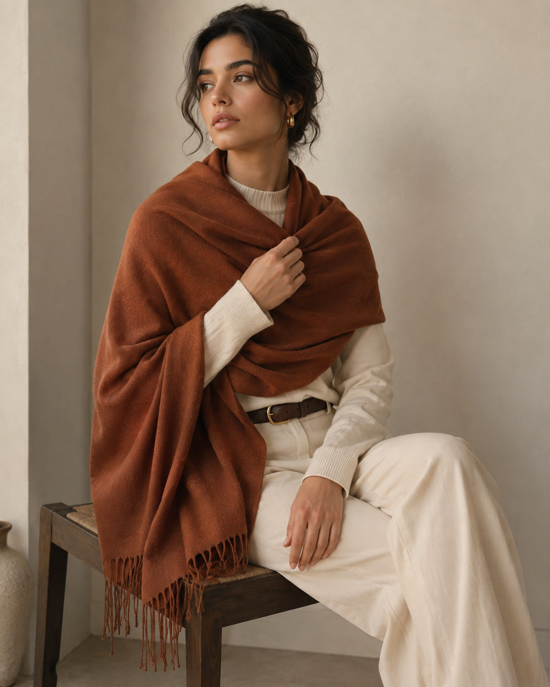 Beautiful cashmere silk wrap