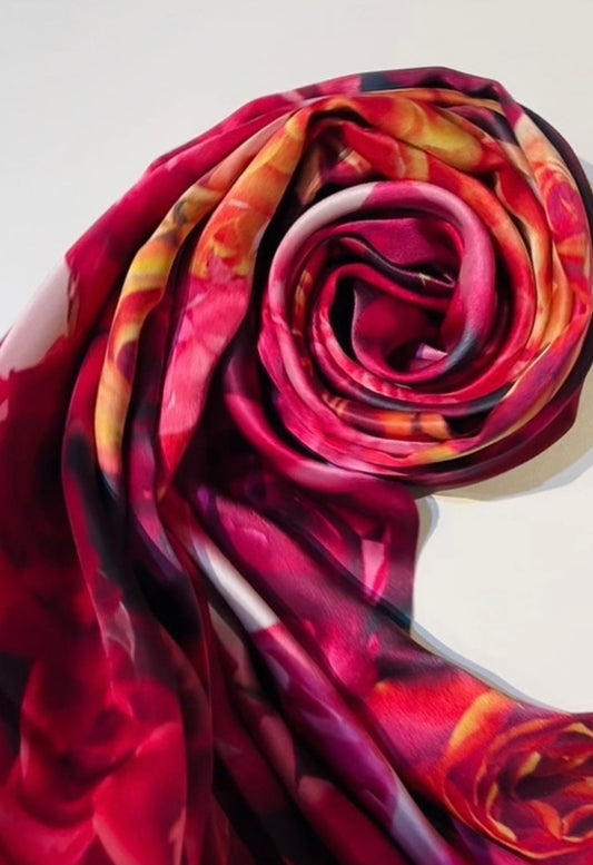 A beautiful silk scarf
