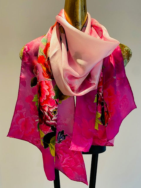 Floral Silk Scarf
