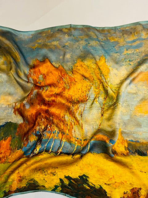 Silk Neck Tie Scarf.
