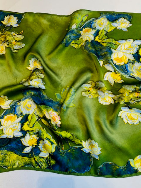 Silk Neck Tie Scarf.