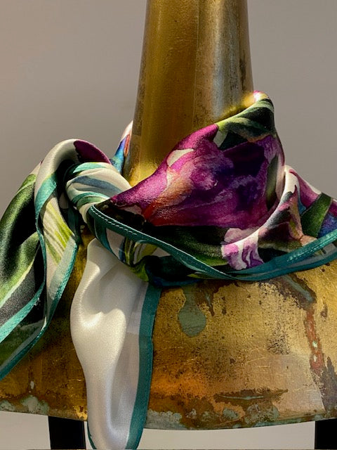 Silk Neck Tie Scarf.