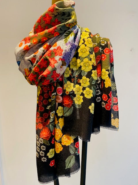 Summer Cashmere Shawl Printed