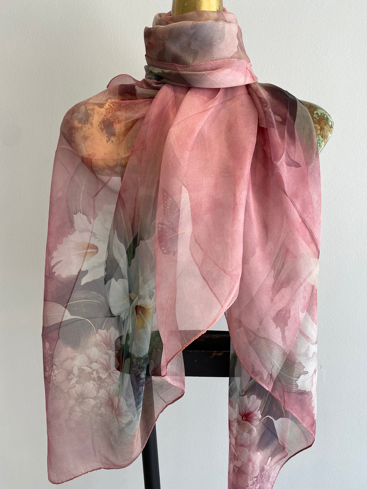 Silk Chiffon Scarf